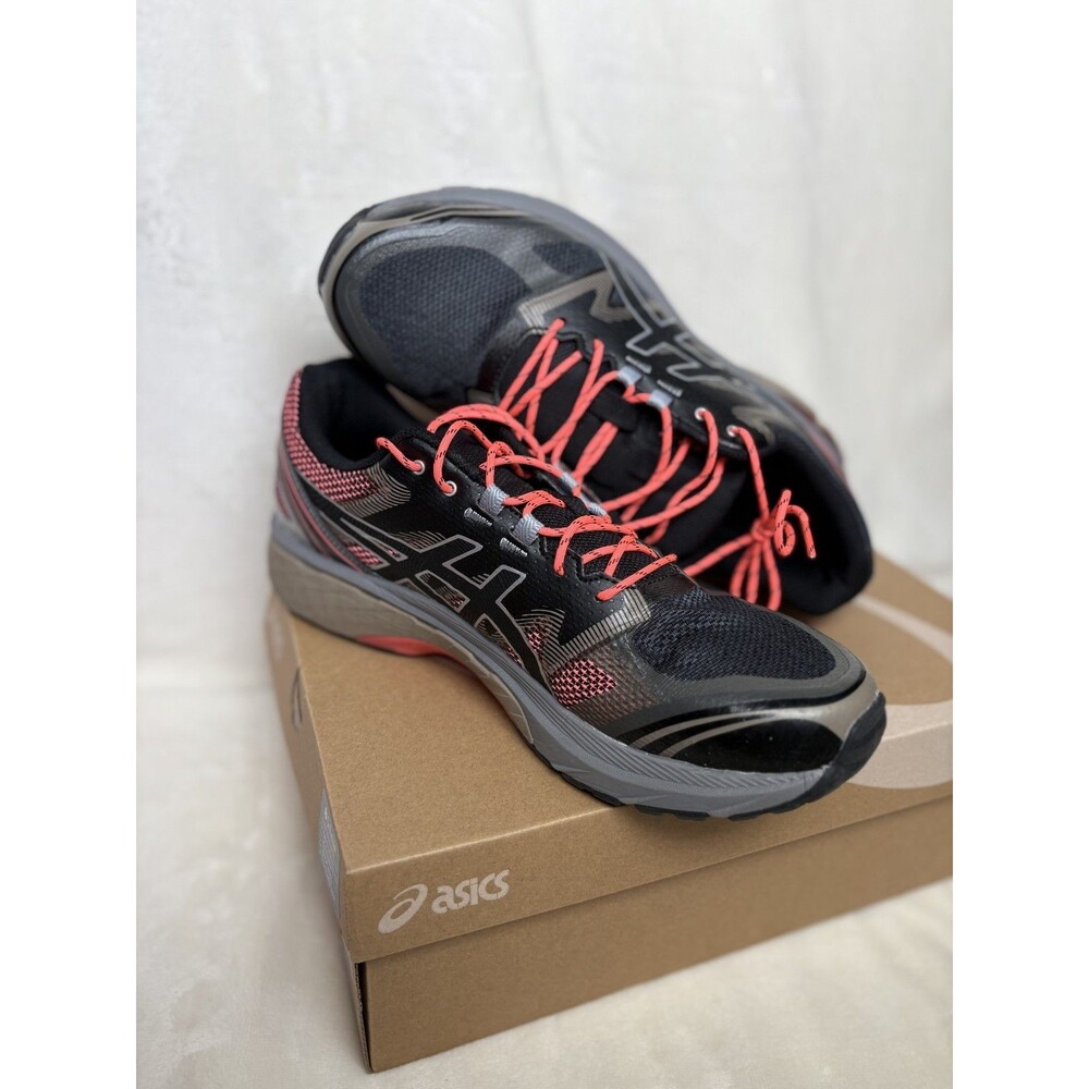 ASICS Gel Terrain Black Pink Size 10 Used